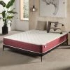 Matelas THERMESSENCE 80 X 190 Mousse à Mémoire De Forme HD | Très Épais 30 Cm | 7 Zones Grand Confort | Accueil Latex | Naturalex - Blanc
