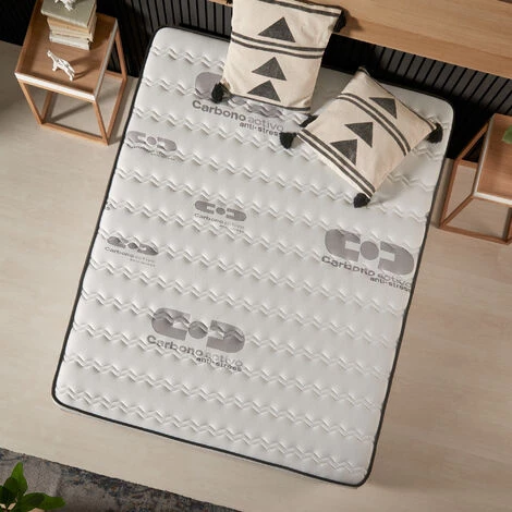 Matelas VISCO CARBONE 70 X 190 Cm Mousse à Mémoire De Forme HD | Épais 30 Cm | Haut De Gamme | Maxi Confort | NATURALEX - Blanc 3 Matelas VISCO CARBONE 70 X 190 Cm Mousse à Mémoire De Forme HD | Épais 30 Cm | Haut De Gamme | Maxi Confort | NATURALEX - Blanc – Image 3