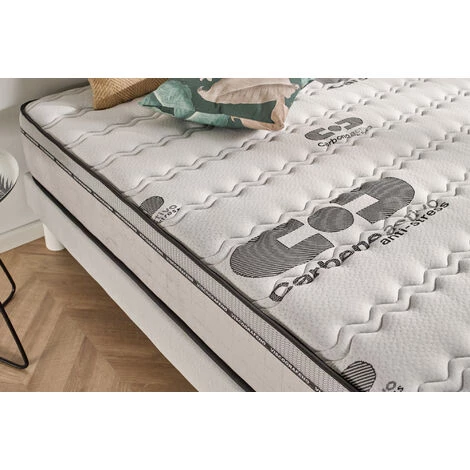 Matelas VISCO CARBONE 70 X 190 Cm Mousse à Mémoire De Forme HD | Épais 30 Cm | Haut De Gamme | Maxi Confort | NATURALEX - Blanc 4 Matelas VISCO CARBONE 70 X 190 Cm Mousse à Mémoire De Forme HD | Épais 30 Cm | Haut De Gamme | Maxi Confort | NATURALEX - Blanc – Image 4