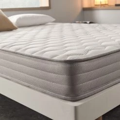 Matelas AEROLATEX 135 X 190 Cm Mousse à Mémoire De Forme HR | Technologie Blue Latex | Épais 30 Cm | NATURALEX - Blanc -Matelas Soldes Boutique 57333196 4