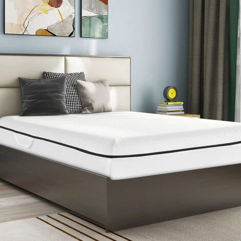 OUYIFAN Matelas, Matelas En Visco Foam 7 Zones, Respirant, H3, Certifié Öko-Tex, 200x140cm 1 OUYIFAN Matelas, Matelas En Visco Foam 7 Zones, Respirant, H3, Certifié Öko-Tex, 200x140cm