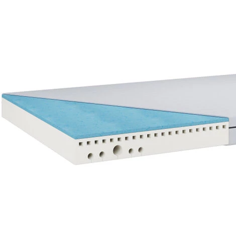 OUYIFAN Matelas, Matelas En Visco Foam 7 Zones, Respirant, H3, Certifié Öko-Tex, 200x140cm 2 OUYIFAN Matelas, Matelas En Visco Foam 7 Zones, Respirant, H3, Certifié Öko-Tex, 200x140cm – Image 2