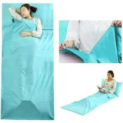 FR-LIFE BR-Vie Sac De Couchage Sac De Couchage De Drap Sac De Couchage Rectangulaire Ultraléger Pour Voyage 115*210 Cm -Matelas Soldes Boutique 57555426 3