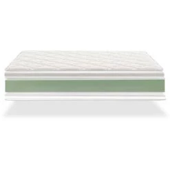Dmora Deluxe Double Français, Structure En Mousse à Mémoire, Orthopédique Et Anatomique Avec Une Capacité Portante Moyenne/rigide, Cm 140x190 Hauteur 20 -Matelas Soldes Boutique 58163873 3