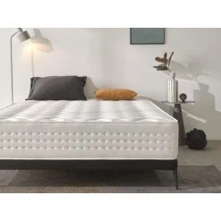 Dmora Platinum Double Français, Structure En Mousse à Mémoire Et Gel, Orthopédique Et Anatomique Avec Une Capacité Portante Moyenne/rigide, Cm 140x200 Hauteur 25 -Matelas Soldes Boutique 58166370 4
