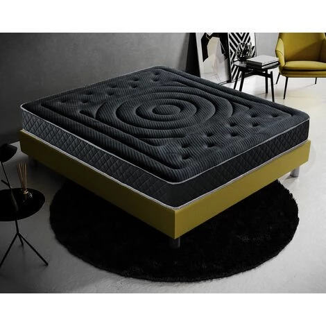 ILOVESLEEP Matelas En Mousse à Mémoire De Forme - BlackMoon - 21 Cm De Haut - Revêtement En Graphène 90x190 1 ILOVESLEEP Matelas En Mousse à Mémoire De Forme - BlackMoon - 21 Cm De Haut - Revêtement En Graphène 90x190