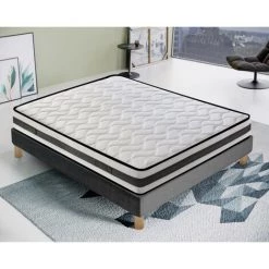 ILOVESLEEP Matelas Waterfoam - 20 Cm De Haut - Orthopédique - Face été / Hiver - 13 Zones De Confort - Haute Respirabilité 80x200