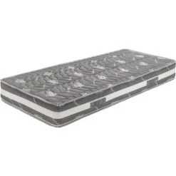 PROVENCE LITERIE Matelas Orthopédique 70x190 X 22 Cm + Oreiller Mémoire - Ferme - Face Hiver Laine - Ame Poli Lattex Haute Densité - Hypoallergénique