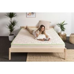 B042754 Matelas Nature à Mémoire De Forme Fabrication Française 140 X 200cm