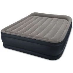 Intex 64136 Matelas Lit D'appoint Gonflable Double électrique Lit De Camp Portable 152x203x42cm