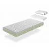 DORMALIT Pack Matelas 80X200 LIT ENFANTS H18 CM NUKA VISCO + 1 Oreiller Junior 80x35 Cm + 1 Protege Matelas 80x200 Cm
