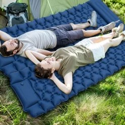 Hengda Tapis De Couchage Gonflable,Tapis De Couchage Gonflable,grande Taille,pour Camping,randonnée,voyage - Bleu- Un Siège - Bleu -Matelas Soldes Boutique 59823524 5