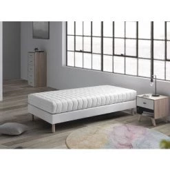 DREAMDI Matelas 90X190 LIT ENFANTS Epaisseur 18 CM GEA RESSORTS -Ressorts Ensaches, Dehoussable, Ideal Pour Les Lits Gigognes Et Lit Cabane -Matelas Soldes Boutique 59927813 3