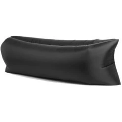 TANCYCO Canapé Gonflable Extérieur Ultra-léger De Lit Portatif De Lit De Lit Gonflable Pliable De Couchage De Plage,Le Noir,