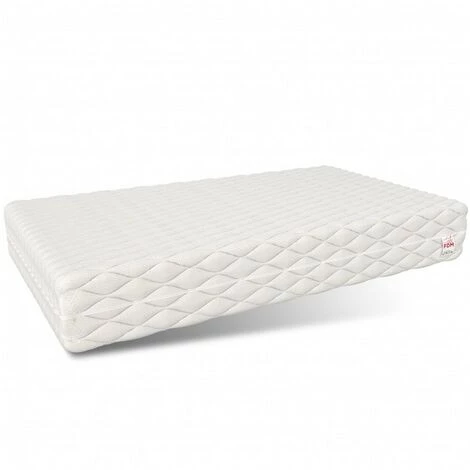 KIDS LITERIE Matelas Mousse Picchi 90x190 Blanc - Blanc 2 KIDS LITERIE Matelas Mousse Picchi 90x190 Blanc - Blanc – Image 2