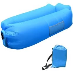 TANCYCO Super Léger Extérieur Rapide Infaltable Air Sofa Canapé Portable Lit Gonflable Pliable Plage Sleeping Lounger Laybag,Le Noir,260 * 70cm -Matelas Soldes Boutique 60221934 4