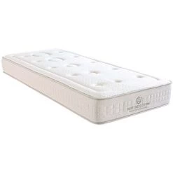 NUIT DE COTON DORMEZ EN PLEINE NATURE NUIT DE COTON | Matelas PRELUDE 2.0 Bio 70x140 Cm | Latex 100% Naturel | Soutien Ferme - Beige