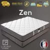 LUXURY LITERIE Matelas 90x190 Cm, Hauteur 20cm, Mousse à Mémoire De Forme Zen Pur, Haute Adaptabilité, Indépendance Du Couchage, Ergonomique, Réversible
