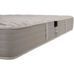 LUXURY LITERIE Matelas 140x190 Cm, Hauteur 24 Cm, Organic Coton, Mémoire De Forme, 10 Zones De Confort, Indépendance Du Couchage, Réversible, Orthopédique