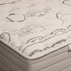 LUXURY LITERIE Matelas 140x190 Cm, Hauteur 24 Cm, Organic Coton, Mémoire De Forme, 10 Zones De Confort, Indépendance Du Couchage, Réversible, Orthopédique -Matelas Soldes Boutique 61090019 3