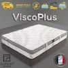 LUXURY LITERIE Matelas 90x190 Cm, Hauteur 26cm, Mousse à Mémoire De Forme Viscoplus, Haute Adaptabilité, Indépendance Du Couchage, Réversible