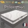 LUXURY LITERIE Matelas 140x190 Cm, Hauteur 26cm, Ressorts Ensachés, Mousse Haute Densité, Ferme, Relaxation, Indépendance De Couchage