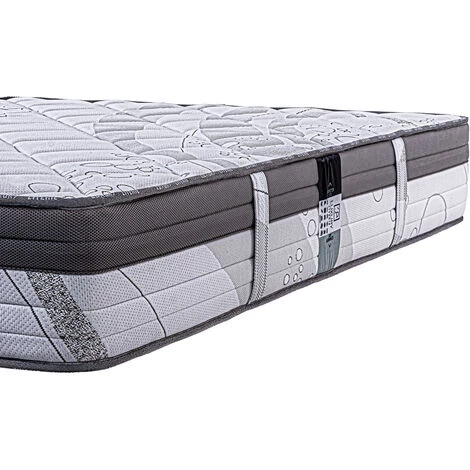 LUXURY LITERIE Matelas 140x190 Cm, Hauteur 26cm, Ressorts Ensachés, Mousse Haute Densité, Ferme, Relaxation, Indépendance De Couchage 2 LUXURY LITERIE Matelas 140x190 Cm, Hauteur 26cm, Ressorts Ensachés, Mousse Haute Densité, Ferme, Relaxation, Indépendance De Couchage – Image 2