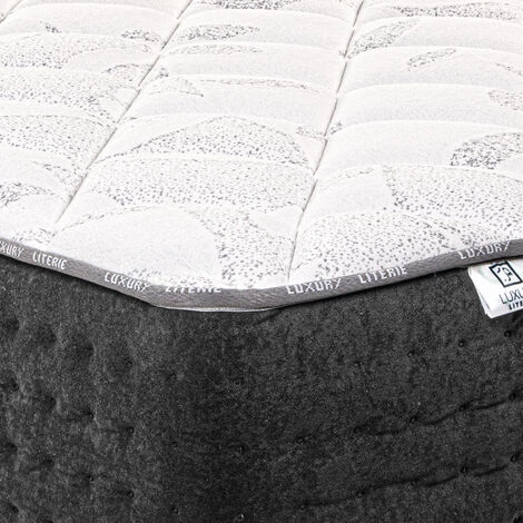 LUXURY LITERIE Matelas 90x190 Cm, Hauteur 27cm, Ressorts Ensachés Mousse Haute Densité, Ferme, Sérénité 3 LUXURY LITERIE Matelas 90x190 Cm, Hauteur 27cm, Ressorts Ensachés Mousse Haute Densité, Ferme, Sérénité – Image 3