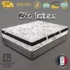 LUXURY LITERIE Matelas 90x190 Cm, Hauteur 26 Cm, Bio Latex, Latex, 10 Zones De Confort, Indépendance Du Couchage, Réversible, Haute Densité, Orthopédique