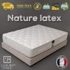 LUXURY LITERIE Matelas 90x190 Cm, Hauteur 26 Cm, Nature Latex, Latex Naturel, 10 Zones De Confort, Indépendance Du Couchage, Réversible, Orthopédique