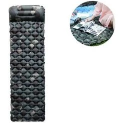 LTS FAFA Matelas De Couchage Ultraléger Avec Oreiller Intégré, Matelas De Camping Gonflable Compatible Avec La Randonnée, Les Voyages Et La Randonnée, Camp Compact Et Portable. 7 LTS FAFA Matelas De Couchage Ultraléger Avec Oreiller Intégré, Matelas De Camping Gonflable Compatible Avec La Randonnée, Les Voyages Et La Randonnée, Camp Compact Et Portable. -Matelas Soldes Boutique 61133999 3