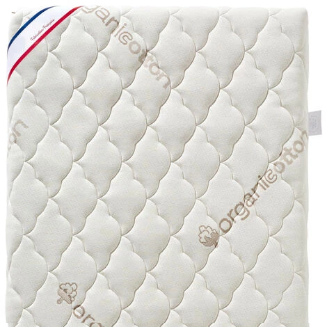 PTIT LIT P'tit Lit - Matelas Bébé Coton Bio - 60x120 Cm - 100% Coton : Matière Naturelle D'origine Végétale - Sans Traitement Chimique - Déhoussable - Oeko Tex® - Fabrication Française - Blanc 3 PTIT LIT P'tit Lit - Matelas Bébé Coton Bio - 60x120 Cm - 100% Coton : Matière Naturelle D'origine Végétale - Sans Traitement Chimique - Déhoussable - Oeko Tex® - Fabrication Française - Blanc – Image 3