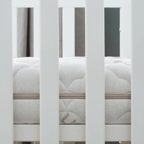 PTIT LIT P'tit Lit - Matelas Bébé Coton Bio - 60x120 Cm - 100% Coton : Matière Naturelle D'origine Végétale - Sans Traitement Chimique - Déhoussable - Oeko Tex® - Fabrication Française - Blanc 5 PTIT LIT P'tit Lit - Matelas Bébé Coton Bio - 60x120 Cm - 100% Coton : Matière Naturelle D'origine Végétale - Sans Traitement Chimique - Déhoussable - Oeko Tex® - Fabrication Française - Blanc – Image 5