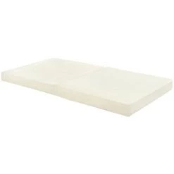 PTIT LIT P'tit Lit - Matelas De Voyage Bébé - Pliant - 60x120 Cm - Epaisseur 7 Cm : Moelleux Et Confortable - Pliable : Idéal Pour Couchage D'appoint - Blanc