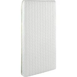 Babysom - Matelas Bébé Bamboo + 1 Protège Matelas Imperméable OFFERT - 70x140cm - Déhoussable - Epaisseur 12cm - Blanc