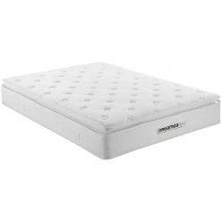 VENTE-UNIQUE.COM Matelas Anti-feu Ressorts Ensachés Et Surmatelas Intégré DELICE De DREAMEA HOTEL - 140 X 190 Cm