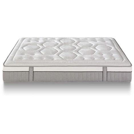 MARCKONFORT Matelas Black Memory 135x190 Cm à Mémoire De Forme Avec Ressots Ensachés, Fermeté Moyenne - BLANC 3 MARCKONFORT Matelas Black Memory 135x190 Cm à Mémoire De Forme Avec Ressots Ensachés, Fermeté Moyenne - BLANC – Image 3