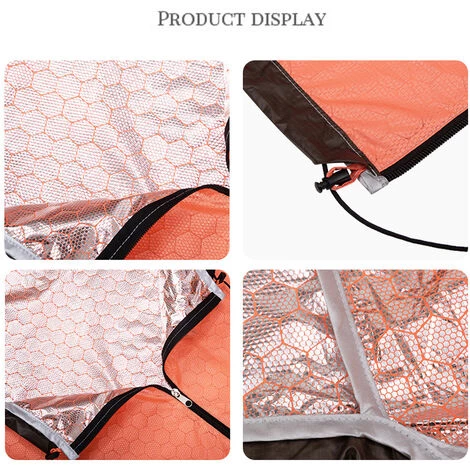 ASUPERMALL Sac De Couchage D'extérieur, Sac De Couchage D'urgence Portable, Sac De Couchage En Nylon Léger, Adapté Au Camping, Aux Voyages, à La Randonnée, Orange 4 ASUPERMALL Sac De Couchage D'extérieur, Sac De Couchage D'urgence Portable, Sac De Couchage En Nylon Léger, Adapté Au Camping, Aux Voyages, à La Randonnée, Orange – Image 4