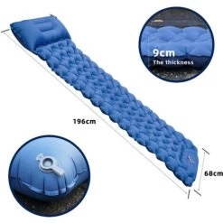 BDD Coussin Gonflable Portable De Voyage De Camping En Plein Air Coussin Gonflable Extérieur De Pompe Gonflable De Pied Intégré -Matelas Soldes Boutique 65377322 4