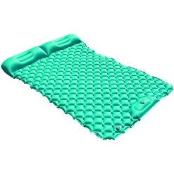 TANCYCO Matelas De Couchage Extérieur En TPU Pour Camping, Tapis Gonflable Avec Oreillers, Tapis De Voyage, Tente, Lit Pliant, Coussin D'air Ultraléger Pour Randonnée, Trekking (vert)