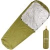 HAPPYSHOPPING Sac De Couchage Autochauffant Mummy Green