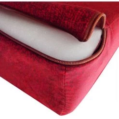 LES TENDANCES Matelas En Mousse Pliable En 3 Sections 190 X 70 X 9 Cm Rouge -Matelas Soldes Boutique 66904691 4