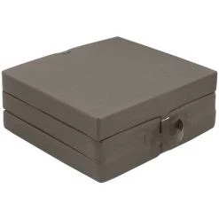 LES TENDANCES Matelas En Mousse Pliable En 3 Sections 190 X 70 X 9 Cm Gris -Matelas Soldes Boutique 66905047 4