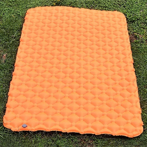 TANCYCO TPU Extérieur Automatique Coussin D'air Camping Tente Tapis De Couchage Lit Pliant Tapis De Couchage Lit Pliant Voyage Tapis De Couchage (Orange) 2 TANCYCO TPU Extérieur Automatique Coussin D'air Camping Tente Tapis De Couchage Lit Pliant Tapis De Couchage Lit Pliant Voyage Tapis De Couchage (Orange) – Image 2