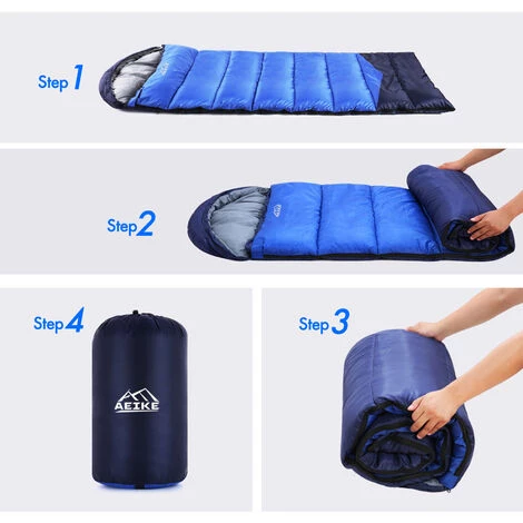 ASUPERMALL Sac De Couchage D'hiver Ultraléger Avec Sac De Couchage Pour La Randonnée Et Le Camping 4 ASUPERMALL Sac De Couchage D'hiver Ultraléger Avec Sac De Couchage Pour La Randonnée Et Le Camping – Image 4