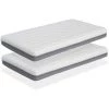DORMALIT LOT X2 Matelas Mousse 70X190 KALA, Epaisseur 14 CM, Ergonomique Et Respirant