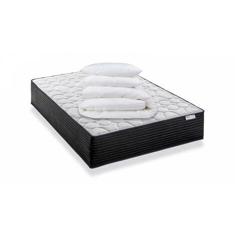 HBEDDING Matelas à Mémoire De Forme 180x200 + Couette + 2 Oreillers - Ultra HR - Blanc 1 HBEDDING Matelas à Mémoire De Forme 180x200 + Couette + 2 Oreillers - Ultra HR - Blanc