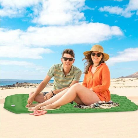 Matelas Camping, Tapis De Couchage Avec Oreiller De Gonflable Matelas Randonnée Pliable Et Imperméable Pour Camping, Voyage, Randonnée 190 * 56 * 6cm (Vert),Tanètue 4 Matelas Camping, Tapis De Couchage Avec Oreiller De Gonflable Matelas Randonnée Pliable Et Imperméable Pour Camping, Voyage, Randonnée 190 * 56 * 6cm (Vert),Tanètue – Image 4
