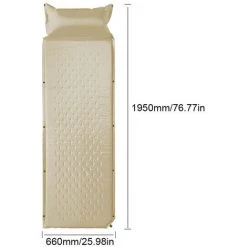 LIFCAUSAL Tapis De Couchage Extérieur Camping Tapis Gonflable Avec Oreillers Tapis De Voyage Tente Lit Pliant Coussin D'air Ultra-léger Pour Randonnée Trekking (Multicolore) -Matelas Soldes Boutique 67837638 3