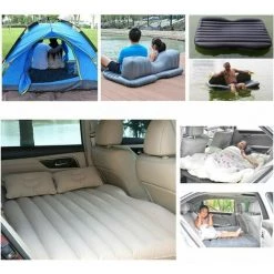LLOVE Lit Gonflable Pour Voiture Matelas De Couchage Pour Voiture Coussin D'échappement Central Et Arrière Lit De Voyage Gris -Matelas Soldes Boutique 67914676 5